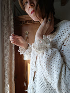 Cardigan Rose pièce unique
