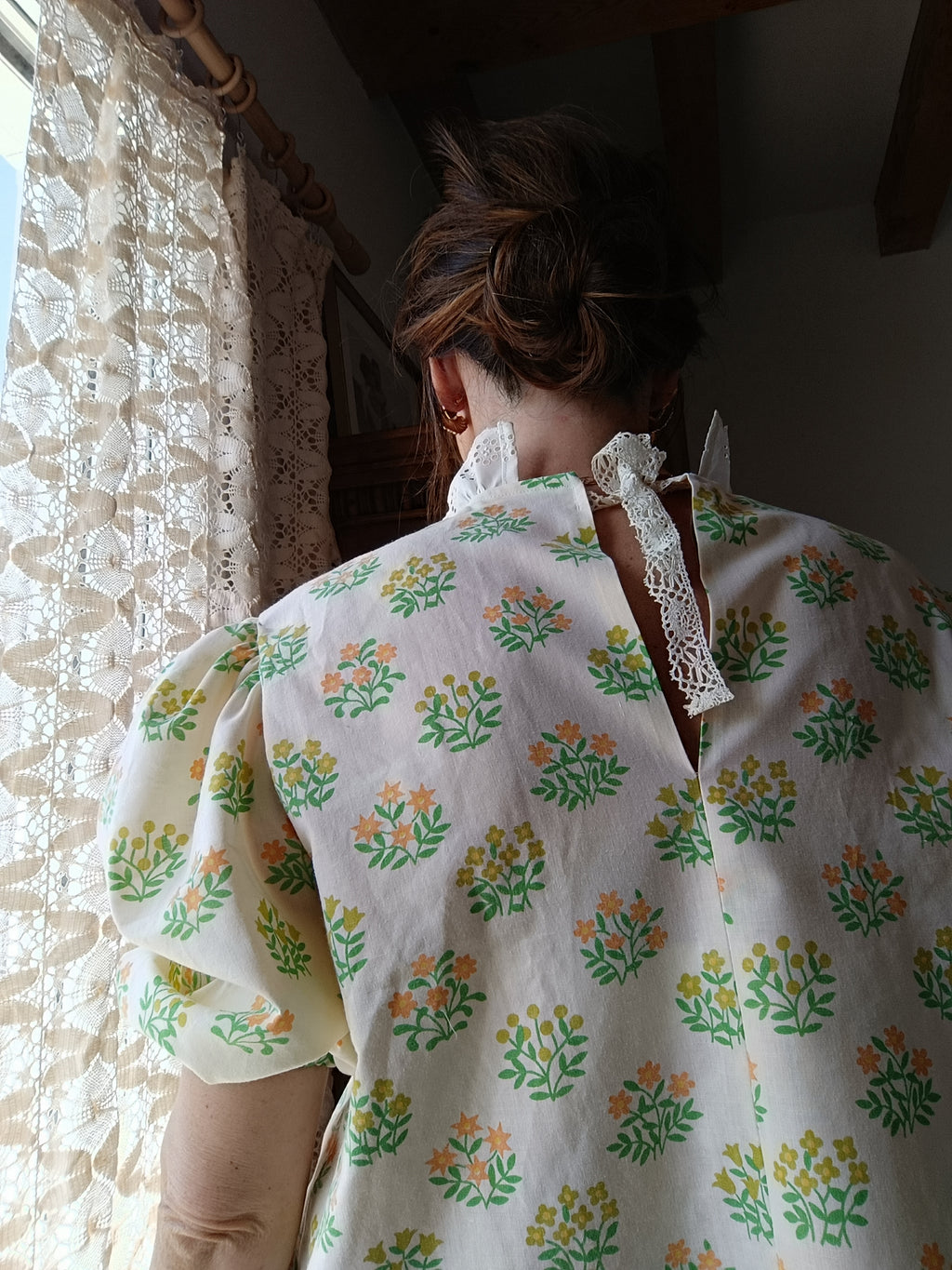 Blouse Marguerite pièce sur-mesure