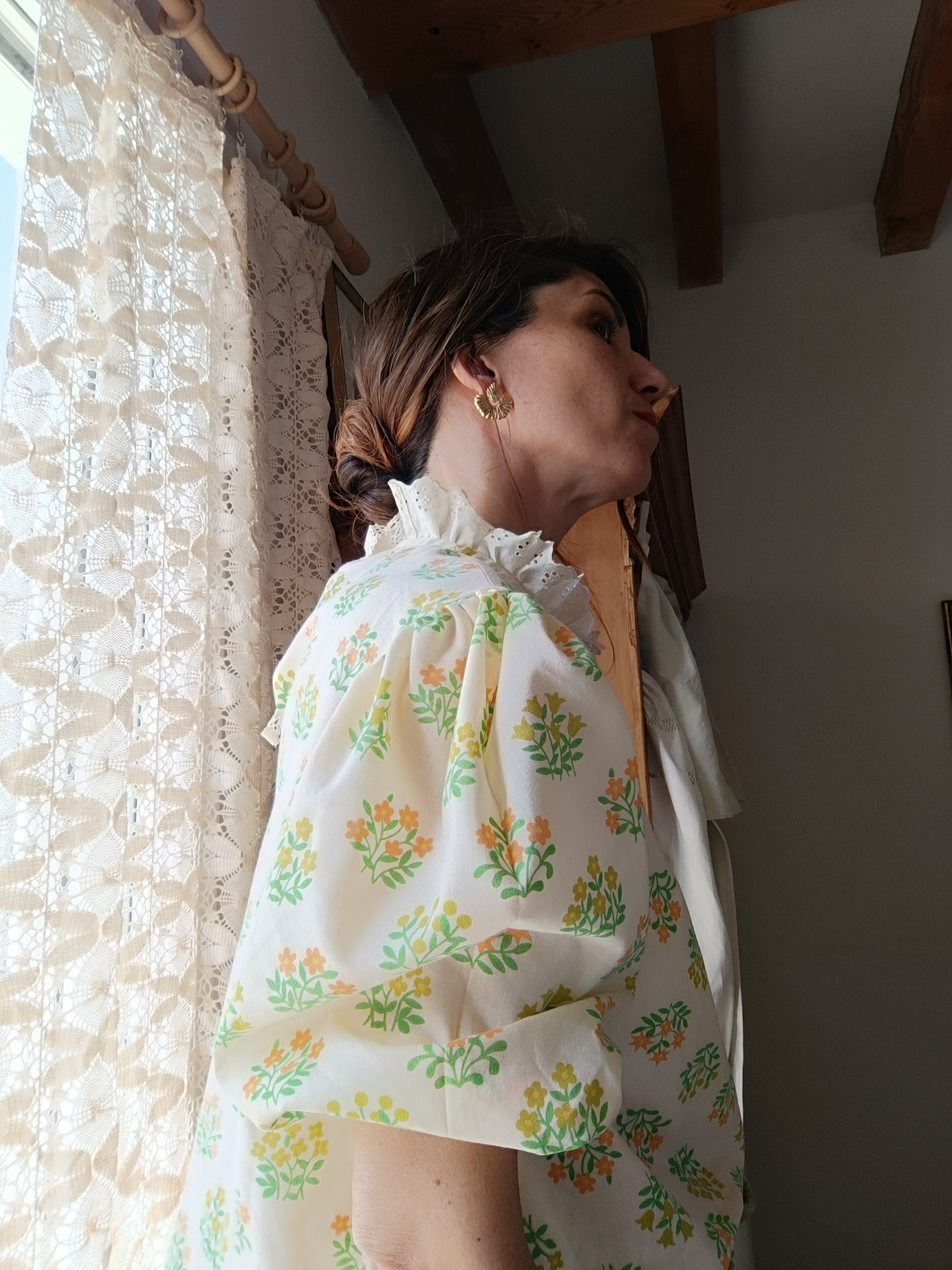 Blouse Marguerite pièce sur-mesure