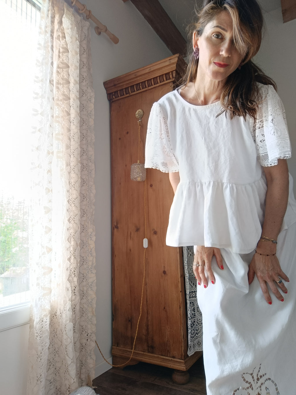 Blouse Rose pièce sur-mesure
